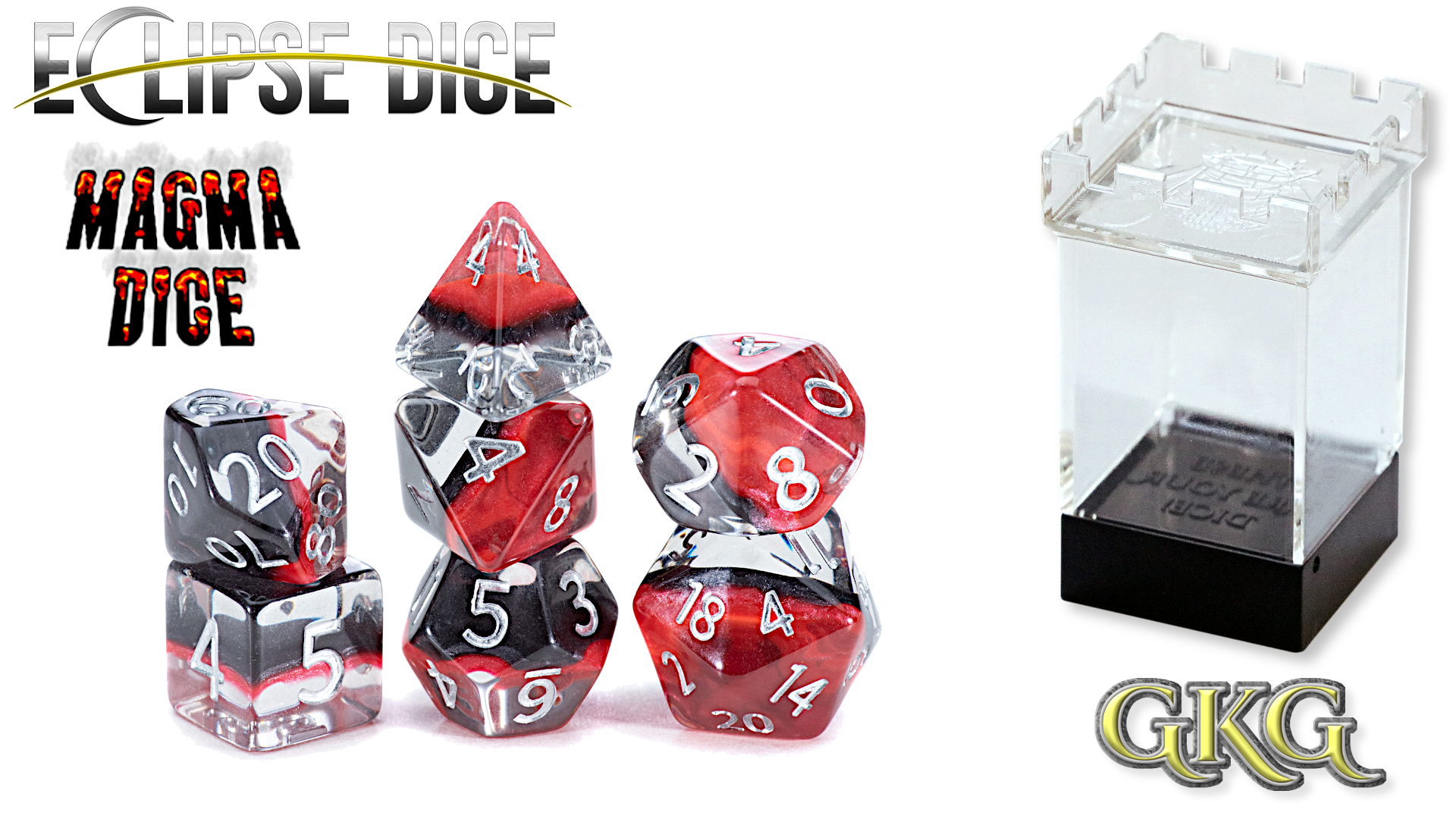 Eclipse Dice - Magma Dice